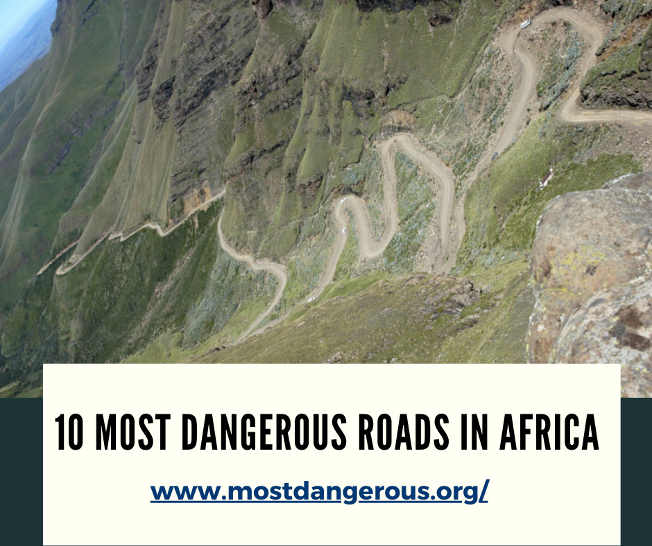 An Infographic Showing 10 Most Dangerous Roads in Africa
